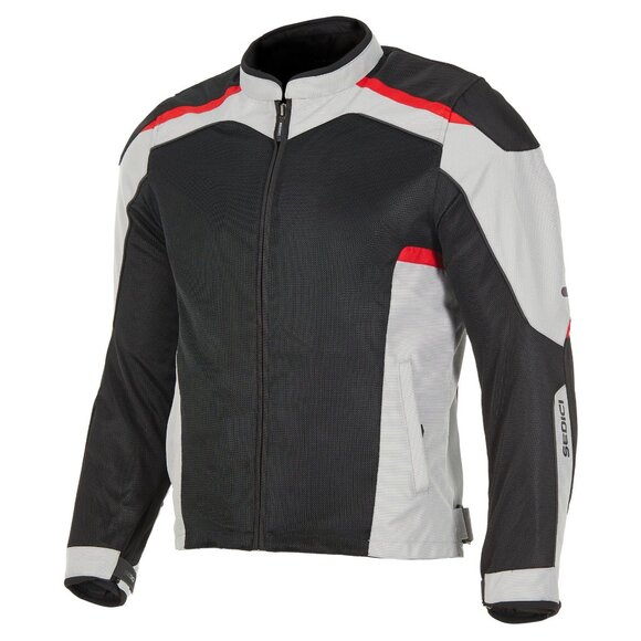 Sedici Federico 2 Mesh Jacket Black/Silver | XL - Biker Motorcycle Riding - Picture 1 of 4
